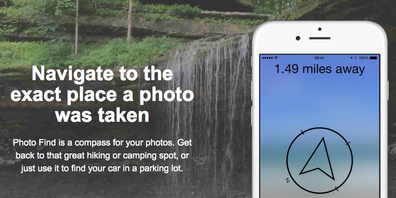PhotoFindApp's tweet image. Re-live #outdooradventures through your photo library. Navigate to your photos in a new way getphotofind.com