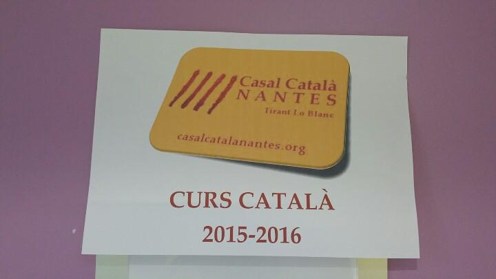 CasalCatNantes's tweet photo. nous sommes prêts pour le premier cours de catalan 2015-16 du @casalcatnantes a #Nantes #ccN2015 http://t.co/tnVjtW7uYt