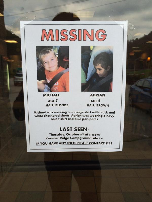 WCPO's tweet photo. PLEASE RT: Missing poster for Michael Esposito &amp; Adrian Ross, missing from Red River Gorge. http://t.co/xahTkh4YGg http://t.co/6sbTvxRcNd