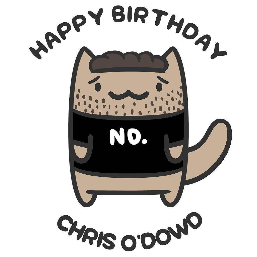 Happy Birthday, Chris O\Dowd! Andy\s mom turned us on to The IT Crowd and we practically w 