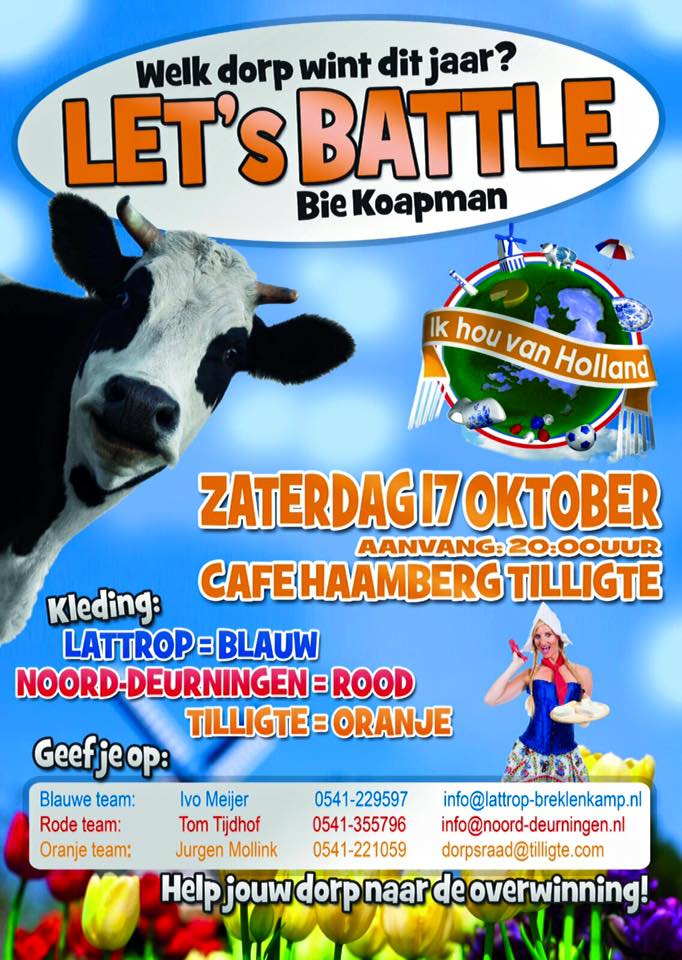 17 oktober Let's the Battle bie Koapman in #tilligte