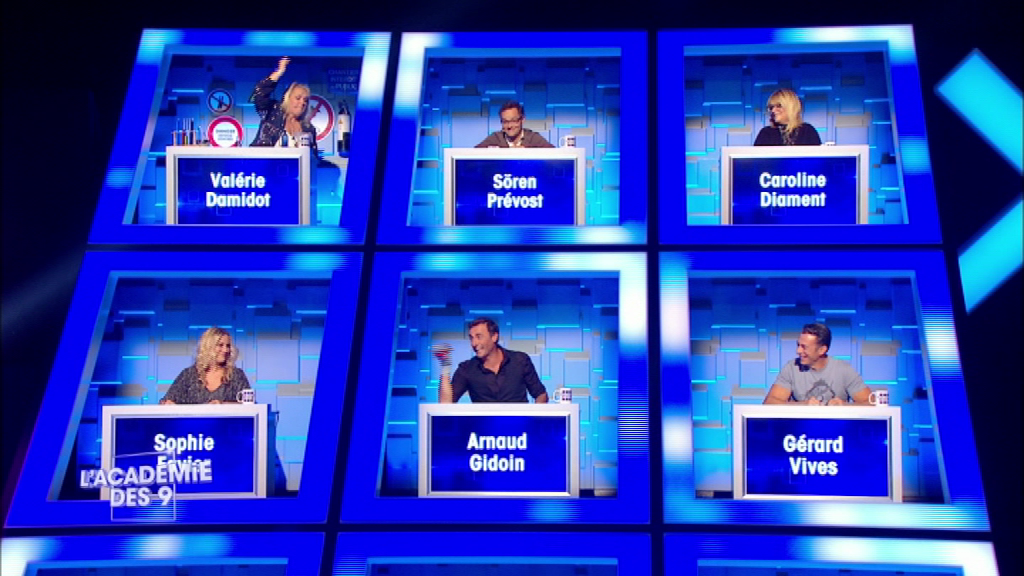 Avec nous dans l'#AcadémieDes9 : @ArnaudGIDOIN <a href="/DamidotValerie/">Valérie Damidot 🍓</a> <a href="/Elodiegossuin/">Elodie Gossuin 🦄🍼👑</a> <a href="/sophiefavier/">Sophie Favier</a> Sören Prévost
