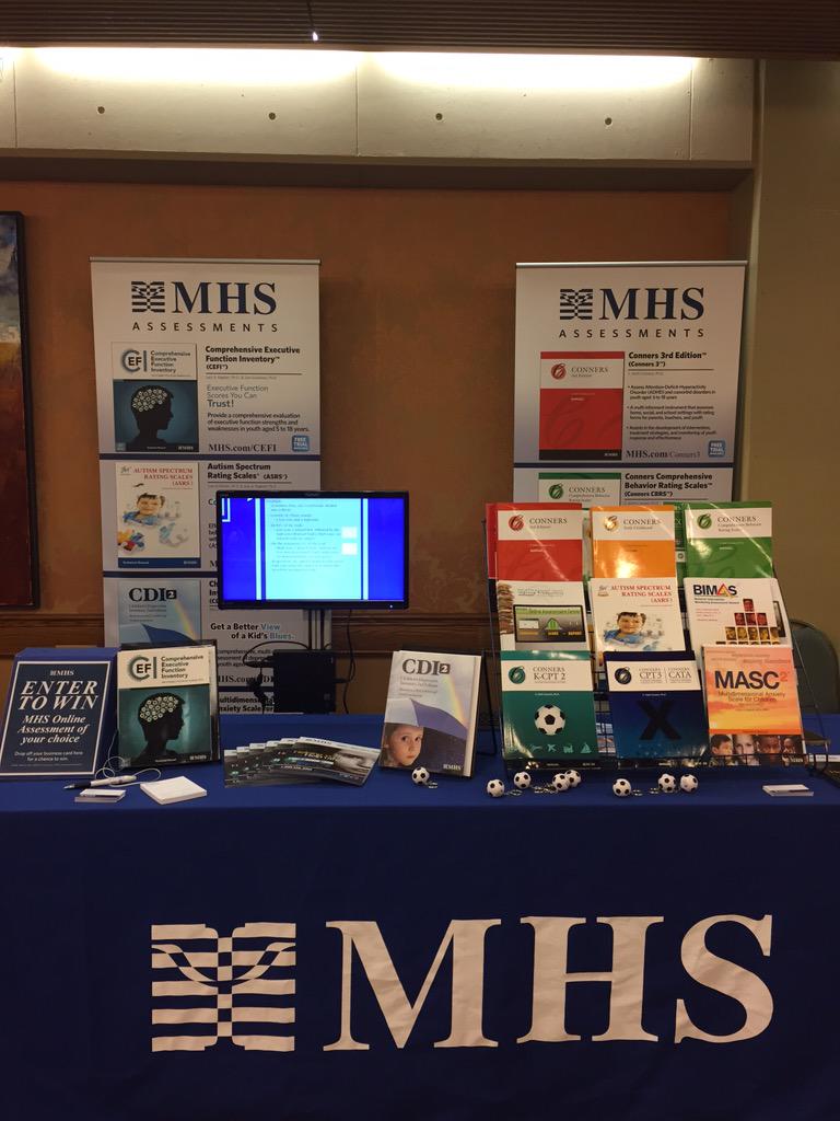 LGarofola's tweet image. Come visit the MHS booth after the CDI2 presentation today to receive a discount. #ospa #schoolpsychs #cdi2
