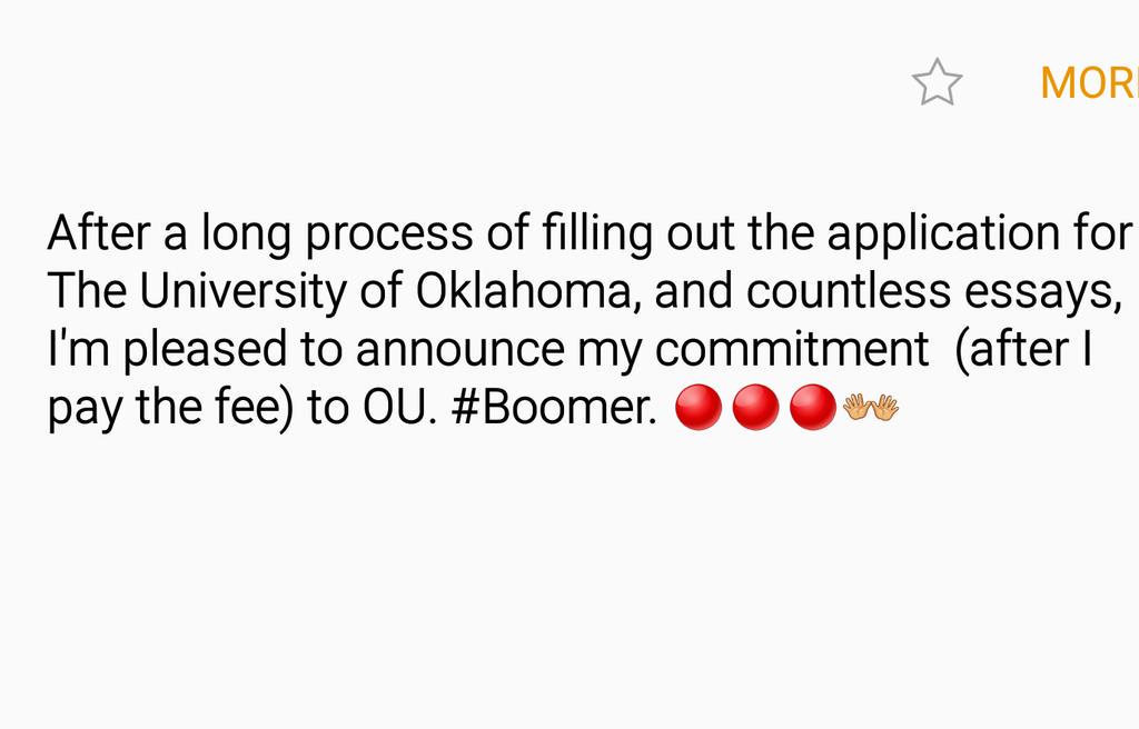 CalebKnowles_'s tweet photo. #BoomerSooner #NOTESPNTOP100 #OR250 #ORESPNANYTHING #BUTIWATCHESPN http://t.co/geG2r6oVYo