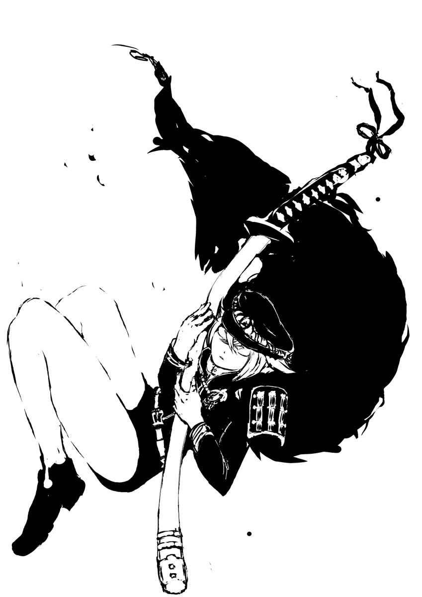 ニコ動で刀剣男子たちの破壊ボイスを聴きながら、今晩も漫画を。蛍丸が海に沈んでいる1コマ。献杯@麦とホップ。ああ、肝心のソックスガーター描くの忘れた。
#蛍丸 #刀剣乱舞 #とうらぶ 