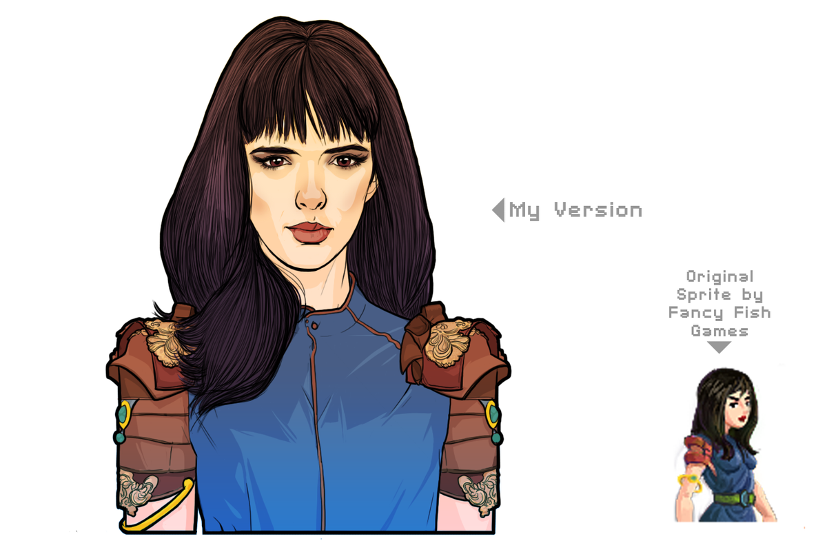 ManovermarsPlay's tweet photo. Here is the final #character #gameart re-imagining for the #DeityQuest #OST #VGM #Indiedev #Soundtrack @chasebethea http://t.co/cwDvytDI5m