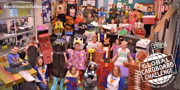 IDODI's tweet photo. Can't wait to see all of the amazing @imagination #CardboardChallenge creations tomorrow! http://t.co/2IswoPFXLD http://t.co/XzucOhpDsM