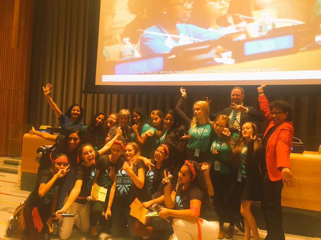 ravikarkara's tweet photo. #IDG2015 #GirlsTakeover @NGOWGG @geetaraogupta #LakshmiPuri @CanadaUN @SRSGVAC @wagggs_world @UNICEF @UN_Women @UN http://t.co/awOfzfne1J