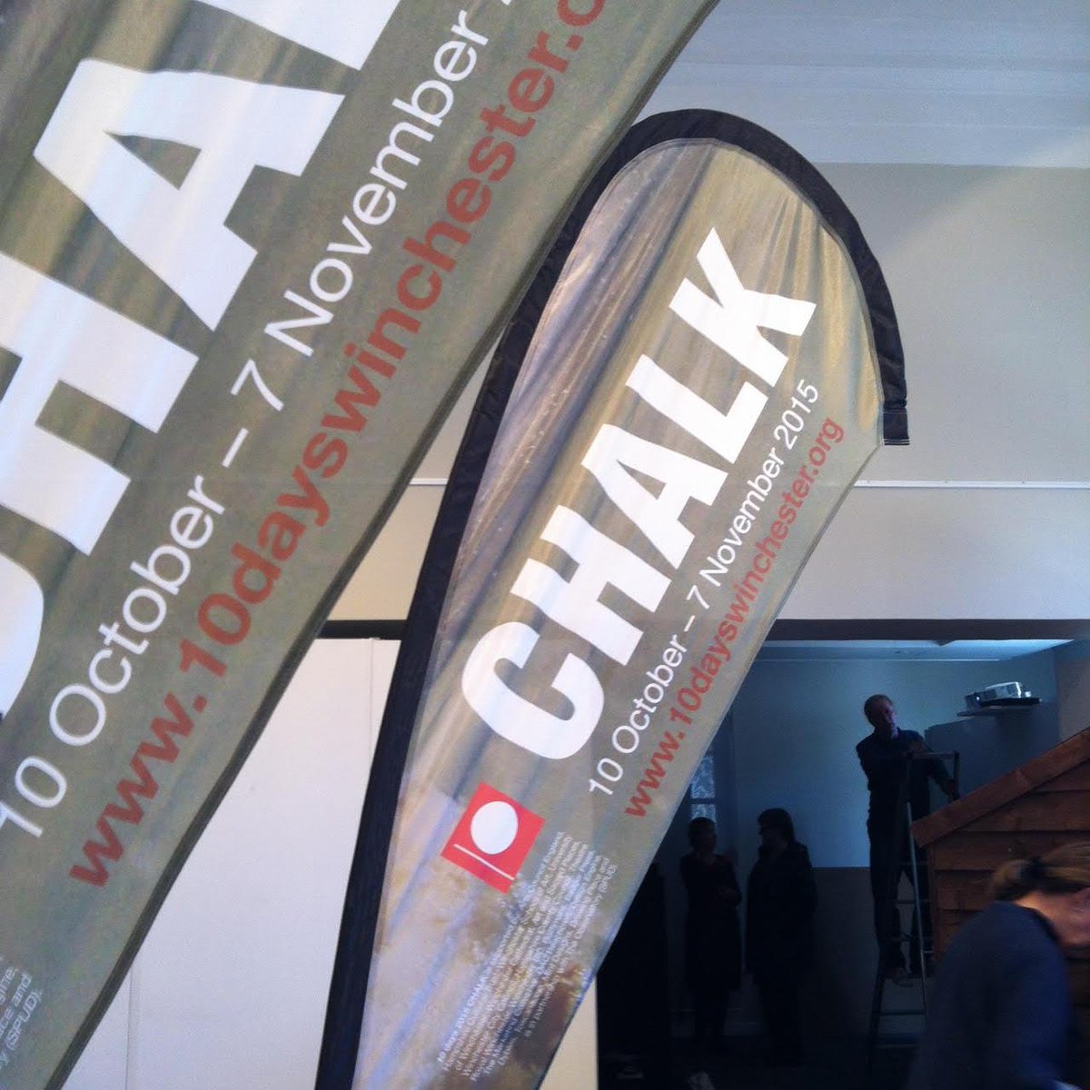 10days2015's tweet photo. Only 1 day to go! We are all excited for 10 Days to begin! #chalk2015 #thehub #cityspace @WinchesterDC @sophiecd_art http://t.co/JvPJfxWund
