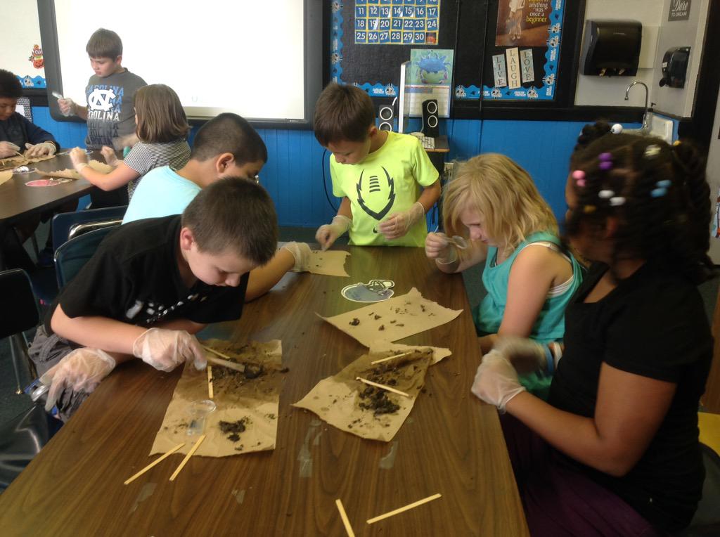 eeswright's tweet photo. More owl pellet fun!@EESwiseowls @ELEM_Rowan http://t.co/czu2QqfbqK