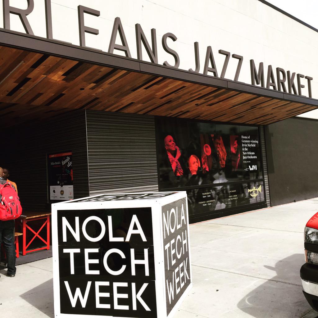 cbreland's tweet image. Sup, #nolatechweek. @FlyGLO CEO up next on how to make your #startup soar!