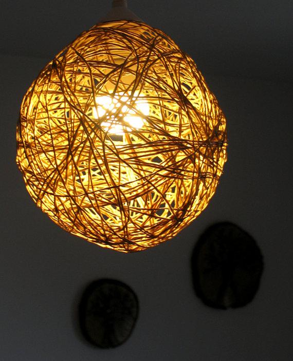 Pendant lamp Handmade LampshadeCeiling Lamp by GermanWoodpecker etsy.me/1yiRTAC via <a href="/Etsy/">Etsy</a>