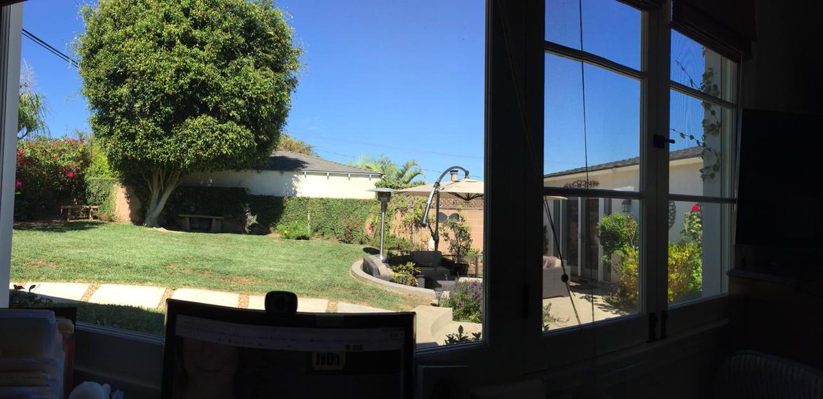 lauraniemi's tweet photo. View from my desk. #beautifuldayinLA http://t.co/CfQuqDJvix