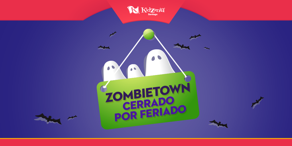 Hoy los zombies de KidZania ZombieTown se toman el día libre para descansar.