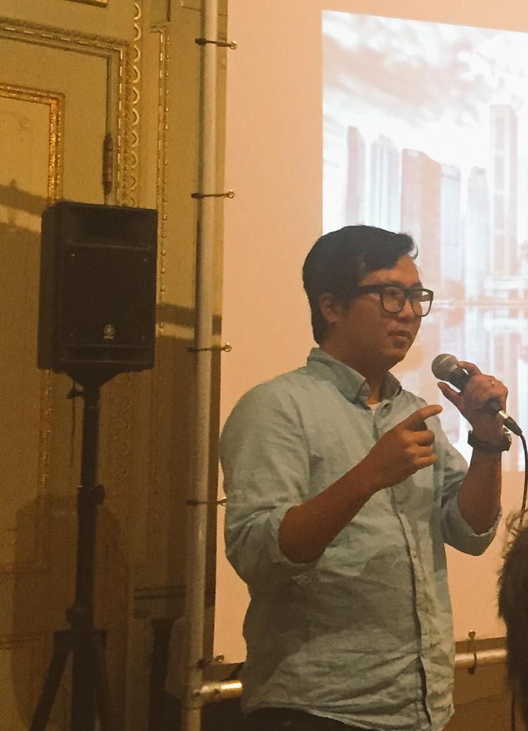 bresching's tweet photo. Thanks @iMMovator @rockstart  for the funny and inspiring @benhuh http://t.co/ZsqiUCLHEr