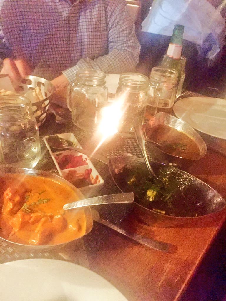 hearts4trees's tweet photo. #tbt #indian with my Indian #food #obsessed #aboutlastnight #love #nyc #coconutshots #fd's #whynot #standards http://t.co/BQM3dPnh1b