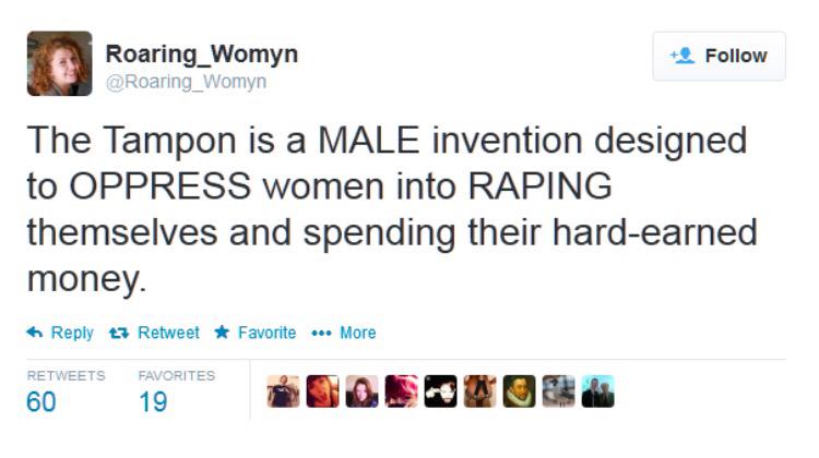 MeninistTweet's tweet image. smh