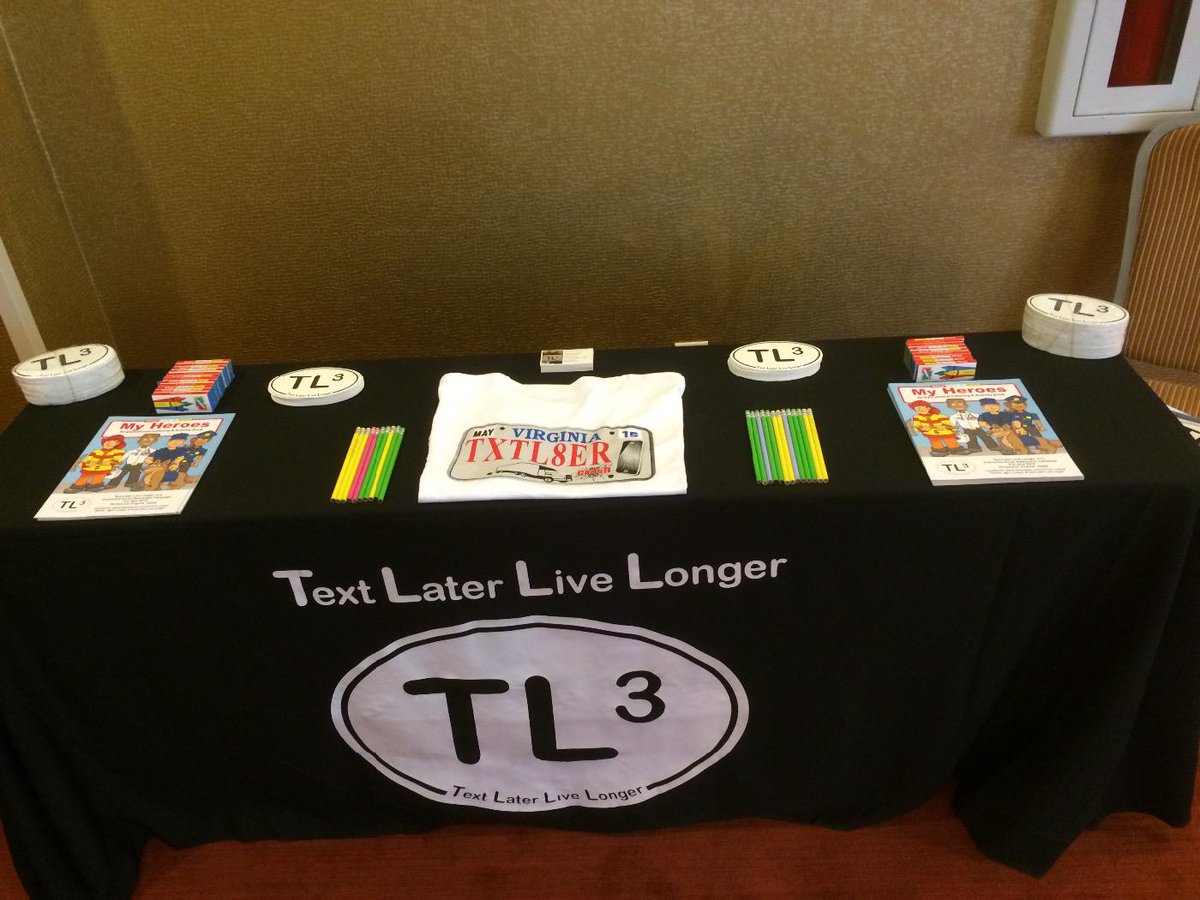 TLcubed's tweet photo. #VADETS handing out a great looking T-Shirt today. #TLcubed "Loves" the message! Looking forward to Sunday's agenda. http://t.co/Bax93r2wyv