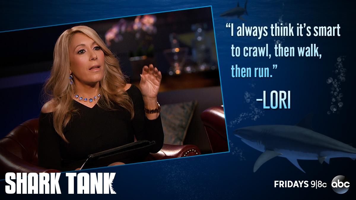 ABCSharkTank's tweet image. Small steps leads to great success! RT if you agree with @LoriGreiner. #SharkTank #Nerdwax
