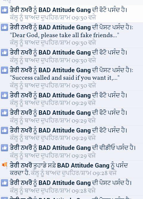 Bad Attitude Gang Rockin!  #worldwide :D ;P