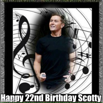 Happy 22th birthday Scotty McCreery! Love you! God bless you! 