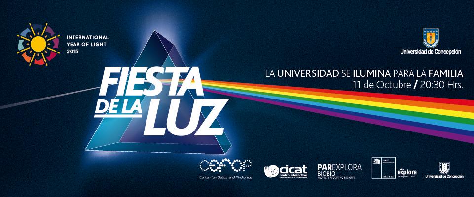 fiesta_luz's tweet photo. ¿Qué es la luz? Ven a descubrirlo este domingo 11, desde las 20.00 horas, en el campus UdeC http://t.co/evV27QXMDb