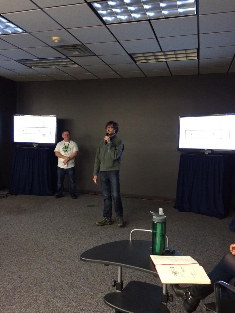 czdavis's tweet image. @Agilion Peter Brown "remember why you're here" @hackvt #hackvt2015 #goodadvice