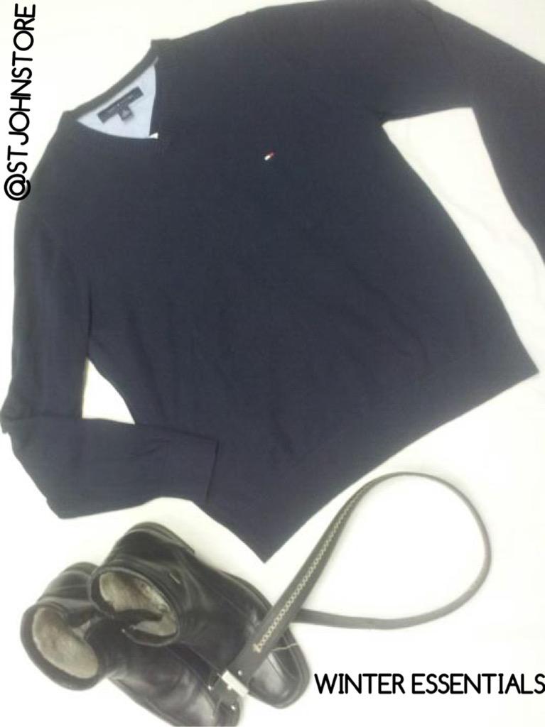 StjohnStore's tweet photo. Men's fashions that won't disappoint! Like this #TommyHilfiger sweater $8, #Manager belt $4, Men's Black #Boots $10 http://t.co/6royGP02x7