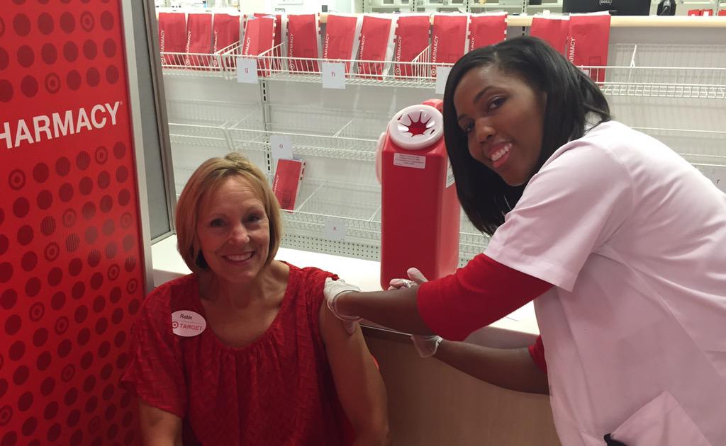 greg4tgt's tweet photo. Keeping the team healthy at #T2754. No flu at this new store! #G391VacciNATION @RichardKirbyTGT @ConnieDroge http://t.co/1ZtVZplVIz
