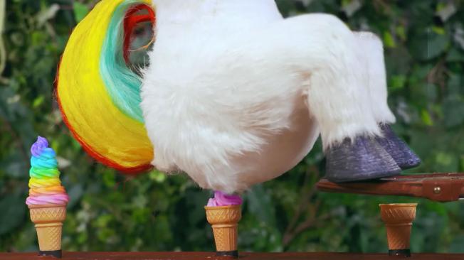 Here's the best ad you'll see today with a unicorn who poops rainbow soft-serve: adweek.it/1OXOTmc