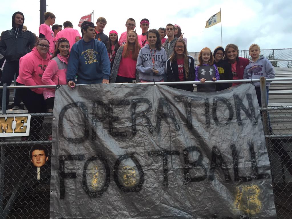#PinkOut night and <a href="/gomillers2016/">NHS Stu. Section '16</a> are ready #SpiritAward <a href="/WTHRcom/">WTHR.com</a> <a href="/calabro13sports/">dave calabro</a> #OPFB