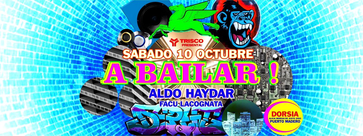 AldoHaydar's tweet photo. Sábado A BAILAR!@Dorsia
Cabina 100% Trisco, @AldoHaydar​, Lacognata​ &amp; @Matticoll
Info @Gonzalotrisco @marcelodematos http://t.co/WSNU7ygAkx