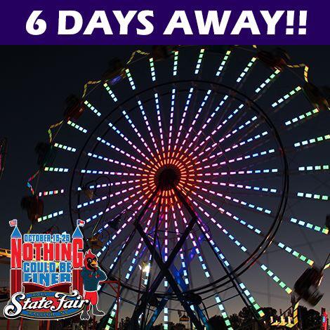 We're almost ready to light up the night sky! 6 more days...and counting!! #ncstatefair