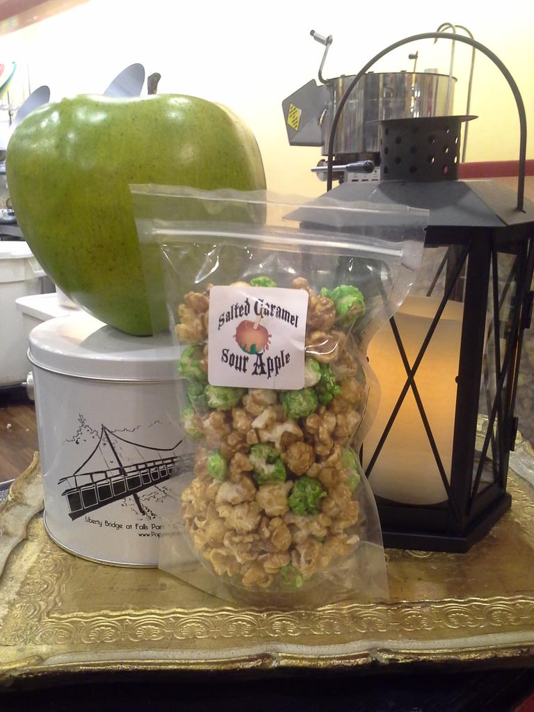 Come get our Caramel Candied Popcorn! #yeahthatgreenville #FallforGreenville #downtowngreenville