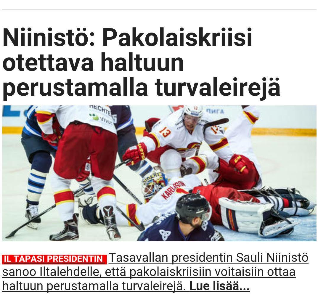 #mitenmeninoinniinkuomastamielestä @iltalehti_fi  #kuvaeiliityjuttuun @niinisto @jokerithc