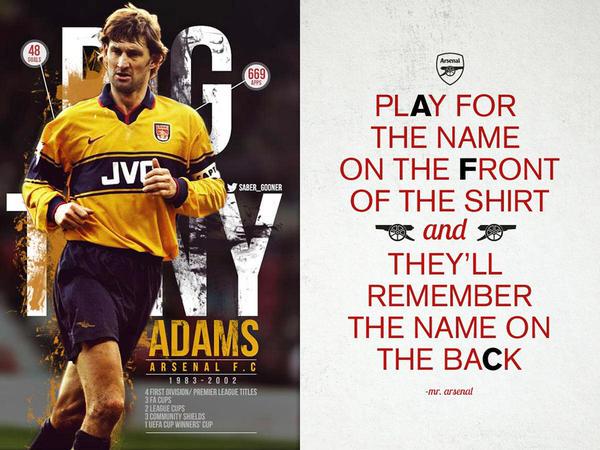 Happy birthday yang ke 49th Tony Adams.   