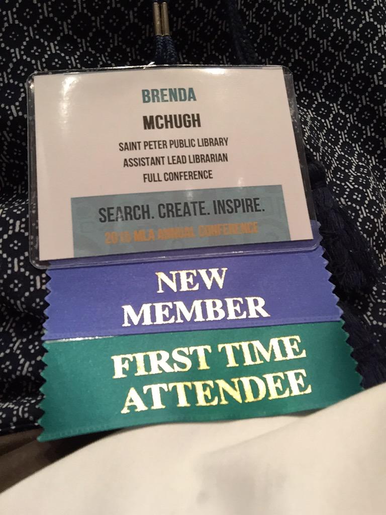 LibrarianMsB's tweet photo. Feeling like I'm totally in the right place! Thanks @MNlibraries! #mnlib15 #inspired http://t.co/uneqe7o7so