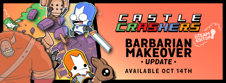 Castle Crashers is now available on Steam