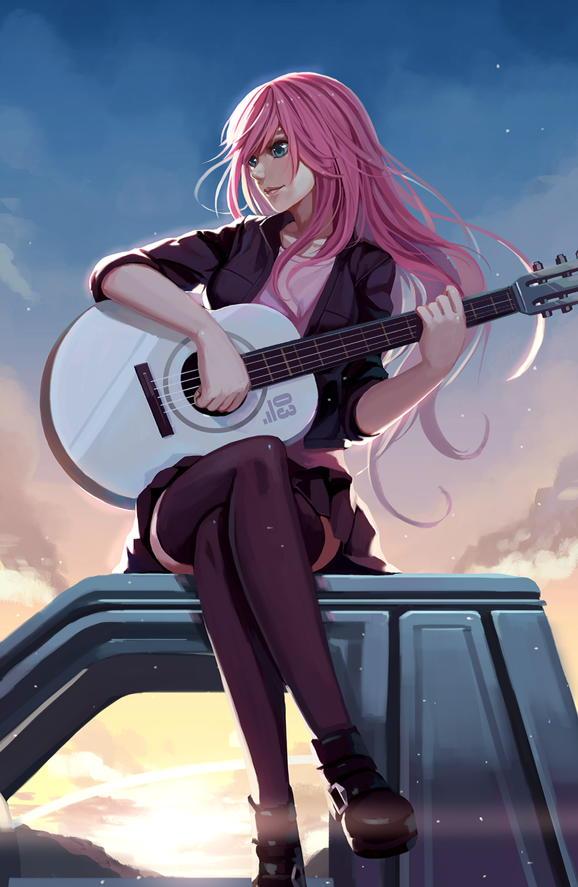 BakaSweet's tweet photo. Looking at the sunset, she sat on top of the truck hood, strumming her guitar.
#OpenRP #RPStarter #DetaildRP http://t.co/GI5YtnFbWK