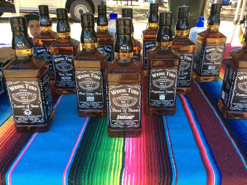 TestOneizms's tweet image. Wrong Turn Cruise 2015. Custom trophies for custom rides. #profcomm #wrongturncruise