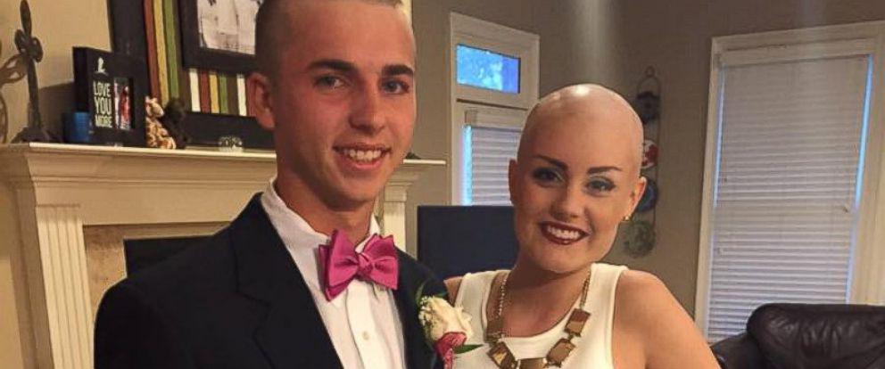 Teen shaves head to support homecoming date who has cancer: "Now that is class!" abcn.ws/1VJZ6XI