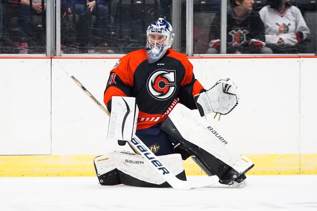 Zack_Rawson's tweet photo. Former #Nailers goalie, @BWhitney31 http://t.co/qewe8wHLUi