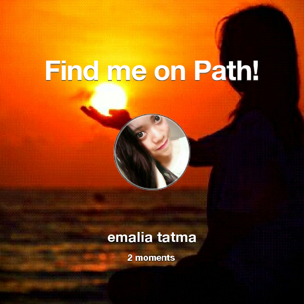 Find me on #Path now! Go to: path.com! #thepersonalnetwork