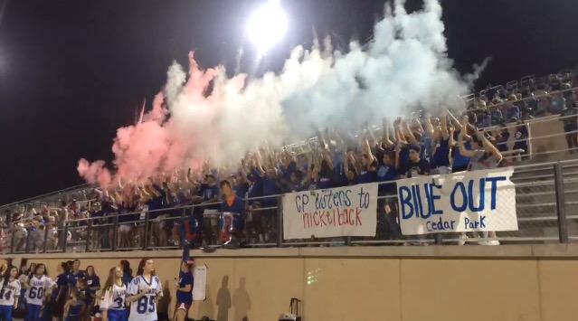 sarahhcano's tweet photo. our student section stays winning (: http://t.co/RwJeJyXk7T