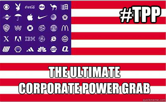 freemansullivan's tweet photo. #TPP is a bad deal for everyone except corporations https://t.co/HBiv725X36 #freetradeisnotfree http://t.co/fGtcOk5HvA