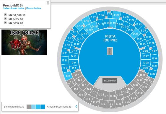 solometalyrock's tweet photo. Iron Maiden, Palacio de los Deportes 03/03/16 mapa y precios: http://t.co/HhJAqNdMYn