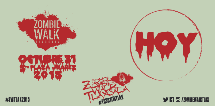 ZombieWalkTlax's tweet photo. ¡HOY! ES HORA DE "COMER CEREBROS" EN LA #ZWTLAX2015. CEREBROOO… #YOSOYZWTLAX / https://t.co/yXkmiGRHg5