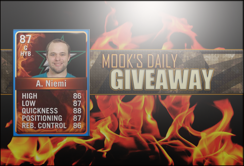 Deadators's tweet photo. POTG Antti Niemi Giveaway tonight (Oct 10th) at 11:30 PM EST.  RT and Follow to enter.  #PS4share http://t.co/u7jlt3pJFO