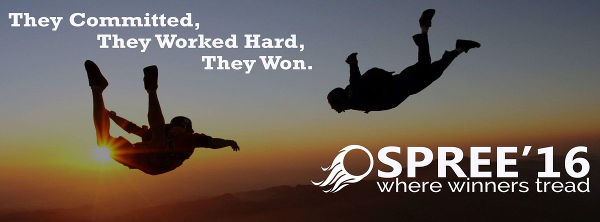 bitsspree's tweet image. Story of a Winner this year @bitsspree!
#Spree16 #WhereWinnersTread