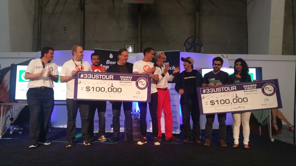 🏆 #33USTour #WineTech #FoodTech winners revealed in #SF <a href="/FeedingForward/">Nicole Taylor</a> &amp; @industryapp: bit.ly/1LdfHfM